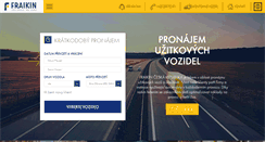 Desktop Screenshot of fraikin.cz